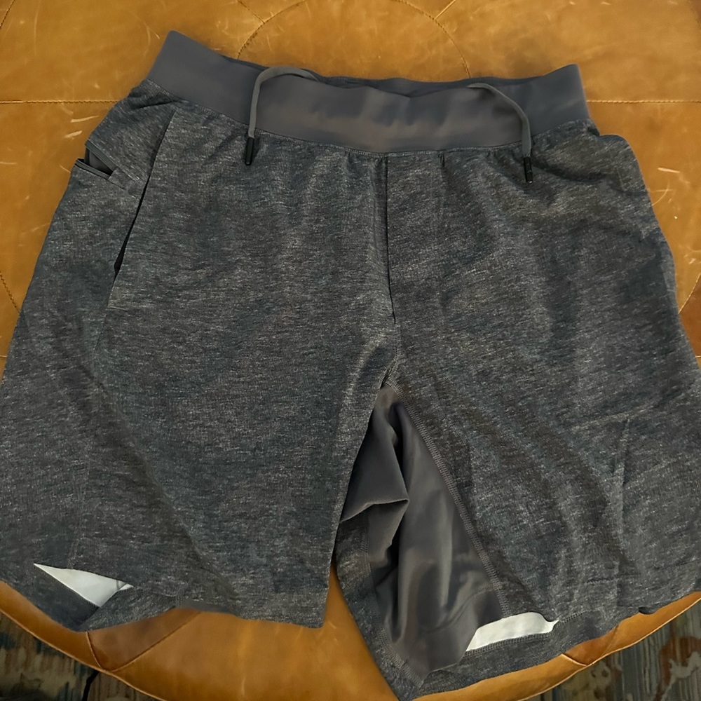 Lululemon grey T.H.E. Shorts 7”